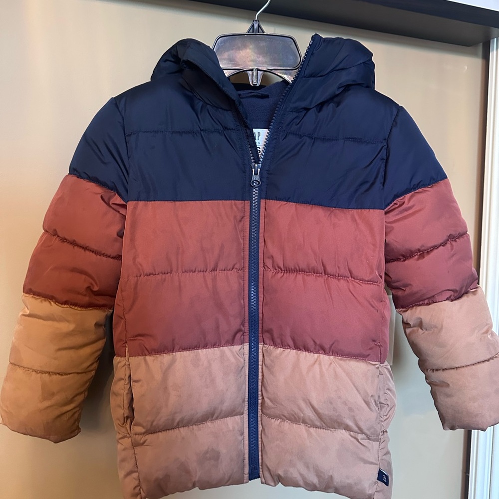 SOLD 💨 Gap Boys Blue Recycled Lightweight Puffer Jacket Cold Control - XS